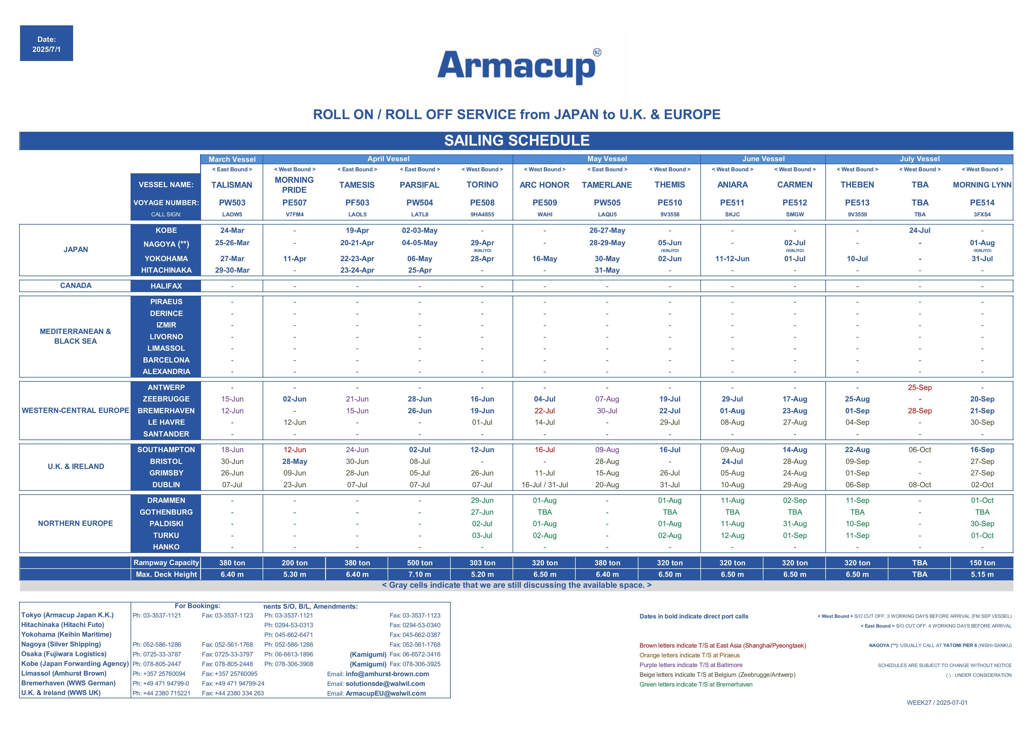 SailingScheduleEurope2025.07.01